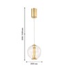 Миниатюра фото подвесной светодиодный светильник favourite boble 4551-2p | 220svet.ru