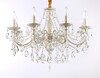 Миниатюра фото классическая подвесная люстра с хрусталем ambrella light tr4945 | 220svet.ru