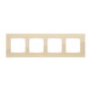 Миниатюра фото рамка lk studio 4-постовая, натуральное стекло (кремовый) lk80 844417-1 | 220svet.ru