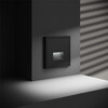 Миниатюра фото подсветка светодиодная встраиваемая voltum s70 voltum s70 vls070608 (черный матовый) | 220svet.ru