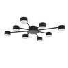 Миниатюра фото потолочная люстра lumion torina 8344/8c черный | 220svet.ru
