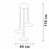 Миниатюра фото подвесная люстра vitaluce v3094-1/3s | 220svet.ru