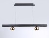 Миниатюра фото подвесная светодиодная люстра ambrella light comfort linetech fl5956 | 220svet.ru