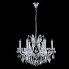 Миниатюра фото подвесная люстра crystal lux hollywood sp6 chrome | 220svet.ru