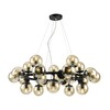 Миниатюра фото подвесная люстра arte lamp a1664sp-25bk | 220svet.ru