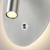 Миниатюра фото настенный светильник odeon light roy 7184/9wl никель | 220svet.ru