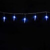 Миниатюра фото гирлянда сосульки 4м белые 12см 24в, 16led, провод прозрачный пвх, ip54 ltc ic12.16-10-1w | 220svet.ru