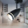 Миниатюра фото трековый светильник однофазный эра taper tr49-gu10 bk б0054162 | 220svet.ru