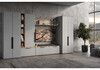 Миниатюра фото тв-тумба woodville филеста шиншилла серая / дуб вотан 664896 | 220svet.ru