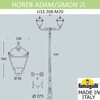 Миниатюра фото парковый фонарь fumagalli horeb adam/simon 2l u33.208.m20.axh27 | 220svet.ru