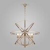 Миниатюра фото подвесная люстра eurosvet santi 60139/8 золото | 220svet.ru