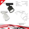 Миниатюра фото трековый светильник reluce 53005-9.3-001ld gx53 bk | 220svet.ru