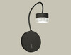 Миниатюра фото бра с выключателем и композитным хрусталем ambrella light diy spot techno xb9596250 | 220svet.ru