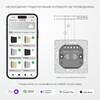 Миниатюра фото умный сенсорный выключатель двухклавишный серебряный werkel w4523006 | 220svet.ru
