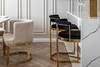 Миниатюра фото стул барный garda decor gy-b8216gold-bl | 220svet.ru