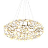 Миниатюра фото подвесная люстра 9922p/s gold | 220svet.ru