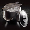 Миниатюра фото ведерко для льда с крышкой и щипцами barcraft из нерж/стали kitchen craft | 220svet.ru