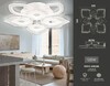 Миниатюра фото потолочная светодиодная люстра ambrella light acrylica original fa4294 | 220svet.ru