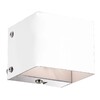 Миниатюра фото настенный светильник ideal lux flash ap1 bianco | 220svet.ru