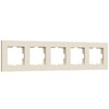 Миниатюра фото рамка werkel slab на 5 постов айвори матовый w0052962 4690389207938 | 220svet.ru