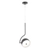 Миниатюра фото подвесной светодиодный светильник crystal lux correcto sp9w led black | 220svet.ru