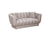 Миниатюра фото диван fabio двухместный велюровый бежевый garda decor fabio-2-2k-colt1001 | 220svet.ru