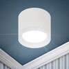 Миниатюра фото накладной светильник эра ol17 gx53 wh б0049044 | 220svet.ru