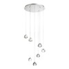 Миниатюра фото подвесная светодиодная люстра st luce waterfall sl6017.101.07 | 220svet.ru