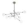Миниатюра фото подвесная светодиодная люстра st luce giacio sl377.342.08 | 220svet.ru