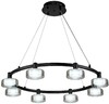 Миниатюра фото подвесная светодиодная люстра stilfort gloze 4009/02/08p | 220svet.ru