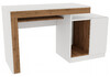 Миниатюра фото компьютерный стол woodville модена белый / дуб вотан 563539 | 220svet.ru