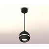 Миниатюра фото комплект подвесного светильника ambrella light techno spot xp1102001 sbk/pbk черный песок/черный полированный (a2302, c1102, n7011) | 220svet.ru