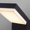 Миниатюра фото уличный настенный светодиодный светильник elektrostandard sensor 1541 techno led черный a053946 | 220svet.ru