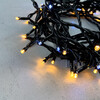 Миниатюра фото гирлянда нить 10м тепло-белая 220в, 100 led, провод черный пвх, ip54 ltc pst100-11-2ww | 220svet.ru