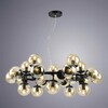 Миниатюра фото подвесная люстра arte lamp a1664sp-25bk | 220svet.ru