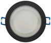Миниатюра фото светильник встраиваемый декоративный эра dk107 bk под лампу mr16 gu5.3 черный б0058397 | 220svet.ru