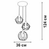 Миниатюра фото подвесной светильник vitaluce v4803-0/3s | 220svet.ru