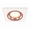 Миниатюра фото комплект встраиваемого светильника ambrella light techno spot xc7631006 swh/ppg белый песок/золото розовое полированное (c7631, n7015) | 220svet.ru