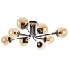 Миниатюра фото потолочная люстра arte lamp oxford a2716pl-8bk | 220svet.ru