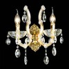 Миниатюра фото бра crystal lux hollywood ap2 gold | 220svet.ru