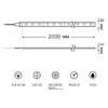 Миниатюра фото лента gauss 4,8w/m 60led/m 2835smd нейтральный белый 2m bt001 | 220svet.ru