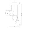 Миниатюра фото подвесной светильник eurosvet 50205/3 хром | 220svet.ru