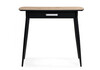 Миниатюра фото стол деревянный woodville вики делано / черный 587511 | 220svet.ru