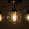 Миниатюра фото потолочная люстра arte lamp manchester a7045pl-6bk | 220svet.ru