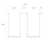Миниатюра фото трековая ременная система denkirs belty set dk55set04-01-db | 220svet.ru