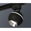 Миниатюра фото комплект трекового светильника ambrella light track system xt1102003 sbk/psl черный песок/серебро полированное (a2521, c1102, n7032) | 220svet.ru