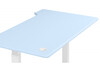 Миниатюра фото компьютерный стол регулируемый woodville маркос 120х75 голубой / белый 614595 | 220svet.ru