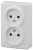 Миниатюра фото розетка эра 2x2p 16a 250v 11-2202-01 б0020682 | 220svet.ru