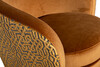 Миниатюра фото кресло вращающееся garda decor napoli-pad32+ lattice orang | 220svet.ru