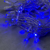 Миниатюра фото гирлянда нить с колпачком 10м синяя 24в, 100 led, провод прозрачный пвх, ip65 ltc pst100cap-10-1b | 220svet.ru